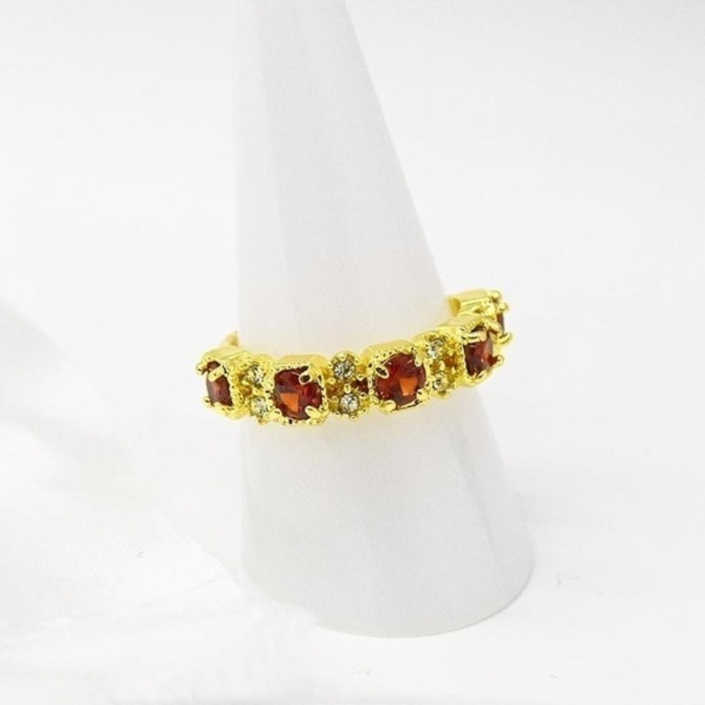 Red Crystal Ring - Picture 3 of 5